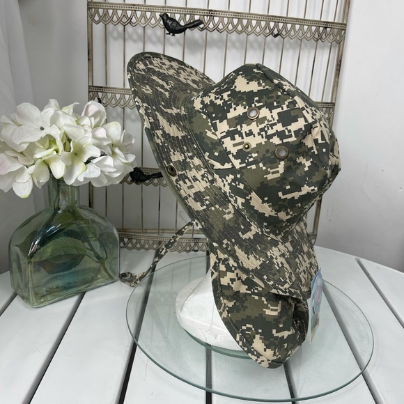 Safari Hat W/Neck Flap,sun protection UPF 50+.BinB1#3. - Picture 4 of 9